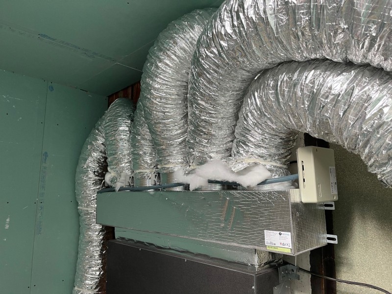 Installation climatisation de type gainable