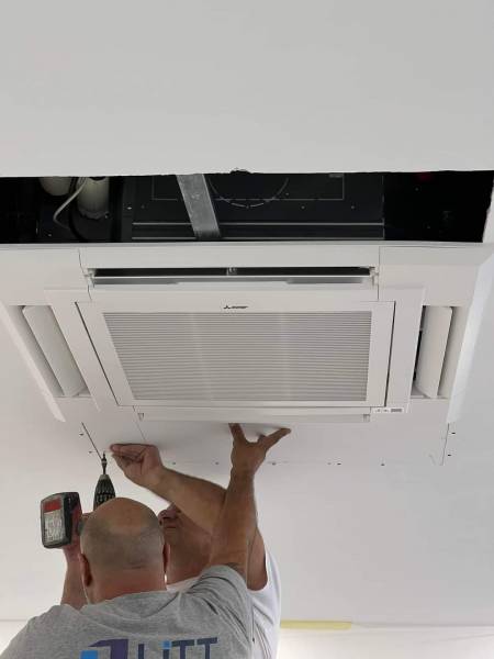 pose de l'unité intérieure