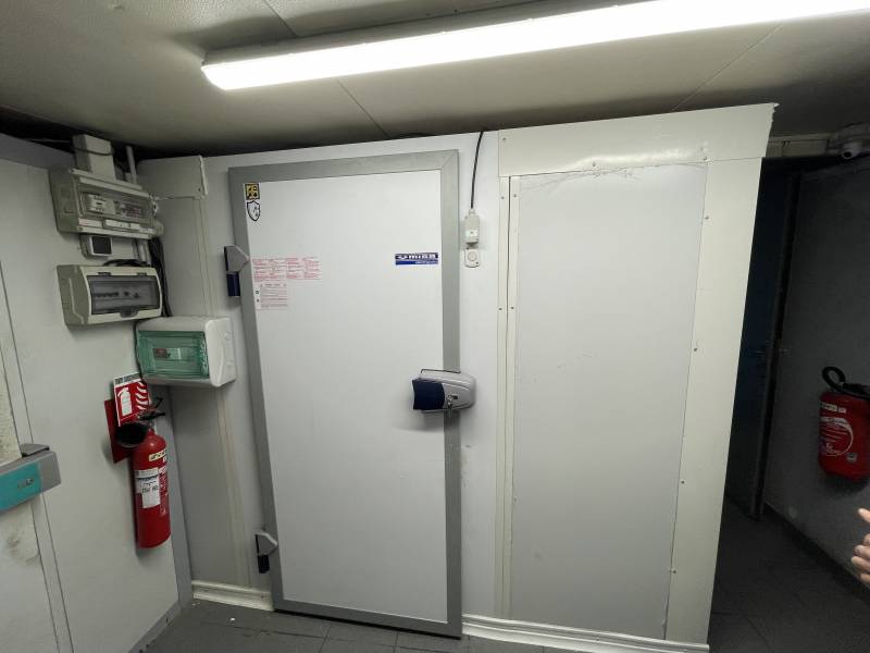 Equipement chambre froide négative crêperie Plan de Campagne